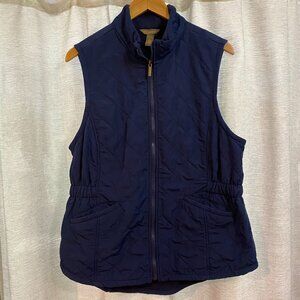 Bit & Bridle Blue Vest Womens Size L
